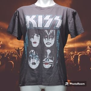 KISS Grey T-Shirt Large